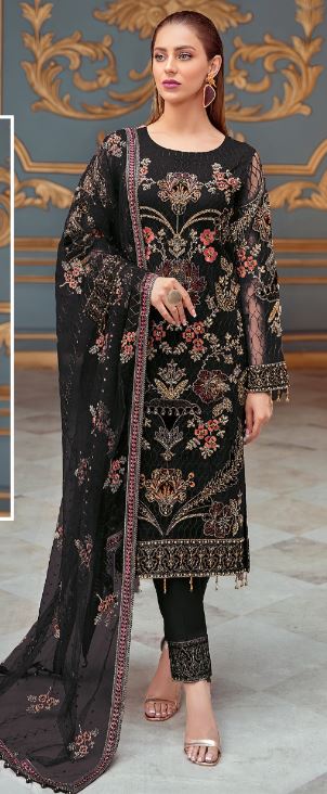 Blue Indian Pakistani Bridal Gown Anarkali Suit In Net SFVPL18803 –  ShreeFashionWear